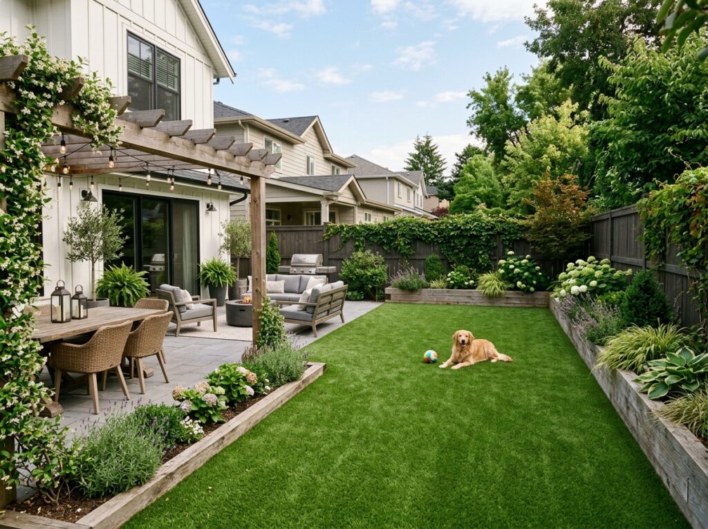 Turf Backyard